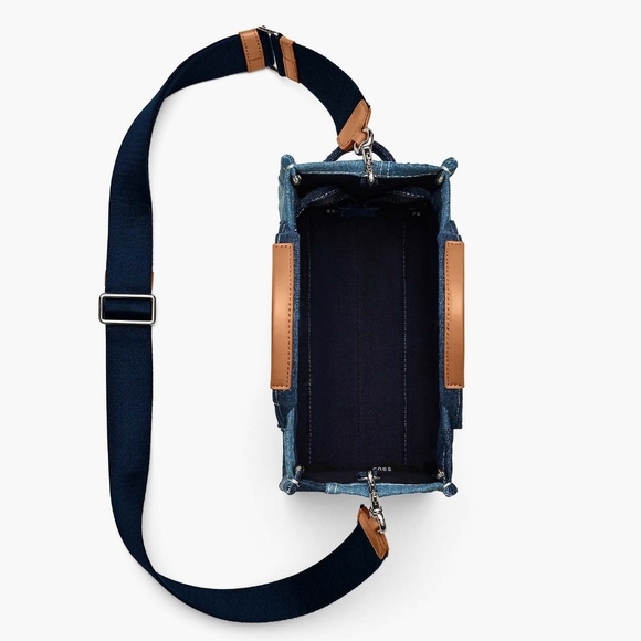 Marc Jacobs The Tote Bag Denim Small Tote Bag - Picture 3 of 7